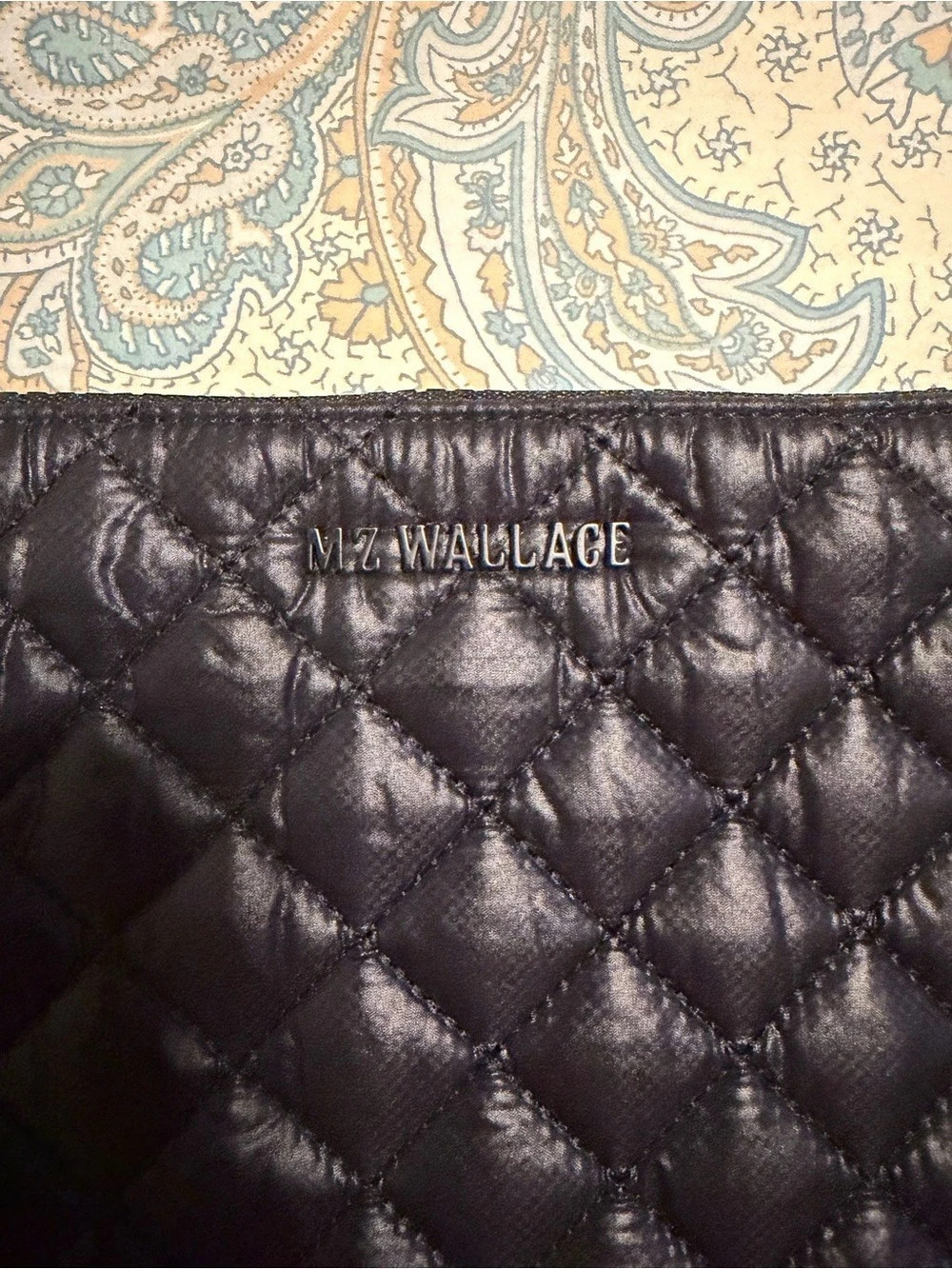 NWOT MZ WALLACE Black Rec Metro Pouch - Picture 3 of 5